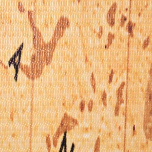 vidaXL Składany parawan, 120x170 cm, mapa świata, ż&oacute;łty