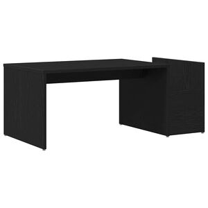 vidaXL Stolik kawowy Czarny Dąb 90 x 45 x 35 cm Drewno inżynieryjne