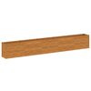 vidaXL Podwyższona grządka ogrodowa 482x50x69 cm, stal Corten