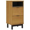 vidaXL Szafka nocna FLAM, 40x35x80 cm, lite drewno sosnowe