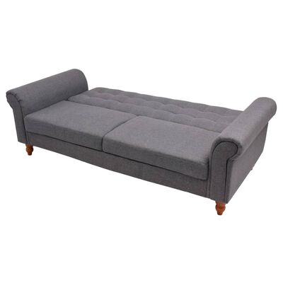 vidaXL Sofa z szarego materiału
