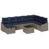 vidaXL Zestaw Sof z poduszką 6 pcs polirattan