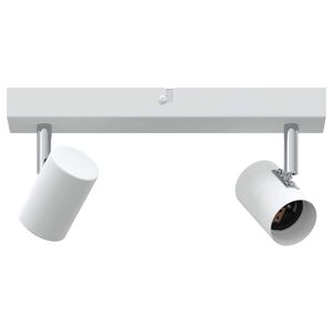 vidaXL Reflektor sufitowy Biały 26 x 6,5 x 11,5 cm Metal
