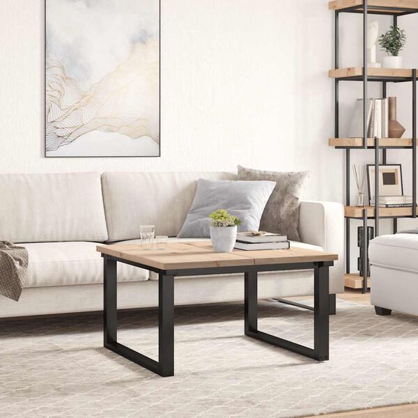 vidaXL Blaty do stolika, 2 szt., 80x40x2,5 cm, prostokątne, sosnowe