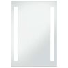 vidaXL Ścienne lustro łazienkowe z LED, 60 x 80 cm