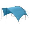 vidaXL Wodoodporny tarp do campingu niebieski 550 x 400 x 230 cm