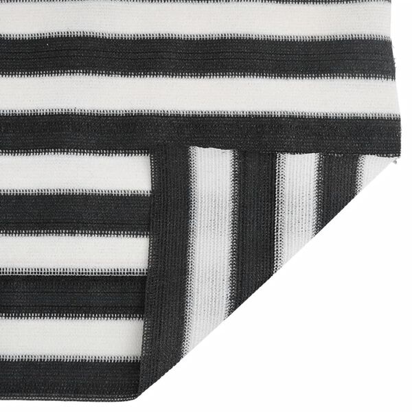 vidaXL Siatka cieniująca, antracytowo-biała, 1,5x25 m, HDPE, 150 g/m²