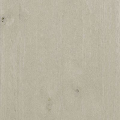 vidaXL Szafka nocna HAMAR, biała, 40x35x62 cm, lite drewno sosnowe