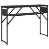 vidaXL StolikKonsolowy Czarny Dąb Drewno inżynieryjne 105x30x75cm