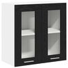 vidaXL Szafka wisząca Czarny Dąb 60 x 31 x 60 cm Drewno inżynieryjne