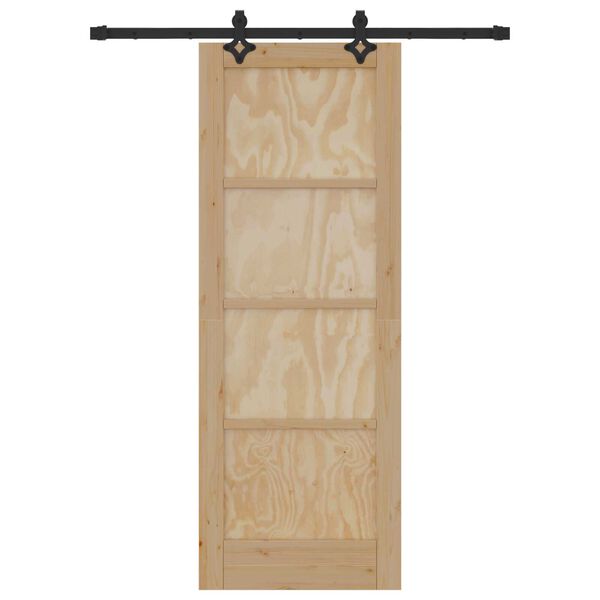 vidaXL Drzwi przesuwne ORKDAL Brązowy 73,5 x 198,5 cm