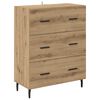 vidaXL Highboard z szufladą Dąb rzemieślniczy 69,5 x 34 x 180 cm
