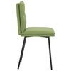 vidaXL Krzesła stołowe, 4 szt., jasnozielone, obite aksamitem