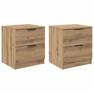 vidaXL Szafka Nocna 2 szt. Dąb rzemieślniczy 45 x 39 x 50cm