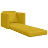 vidaXL Sofa Bed 60cm Ciemny Ż&oacute;łty Aksamit
