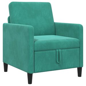 vidaXL Sofa z miejscem do przechowywania Turkusowy 72 x 78 x 87 cm