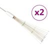 vidaXL Ogrodowe lampki fajerwerkowe 2 szt., kolorowe, 20 cm, 280 LED