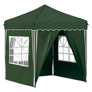vidaXL Namiot imprezowy rozkładany 195 x 195 x 245 cm zielony