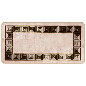 vidaXL Chodnik dywanowy MARSA Beżowy i czarny 50 x 100 cm