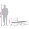 vidaXL Ogrodowa sofa bez podłokietnik&oacute;w, podn&oacute;żek, impregnowana sosna
