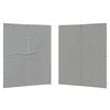 vidaXL Ściana boczna namiotu na imprezy 2 pcs jasnoszary 200 x 195 cm