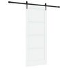 vidaXL Drzwi przesuwne ORKDAL 83 x 202 cm Lite drewno sosnowe