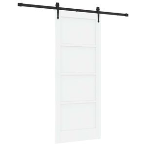 vidaXL Drzwi przesuwne ORKDAL 83 x 202 cm Lite drewno sosnowe