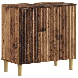 vidaXL Szafka pod umywalkę ARNHEM Stare drewno 59,5 x 31,5 x 59 cm