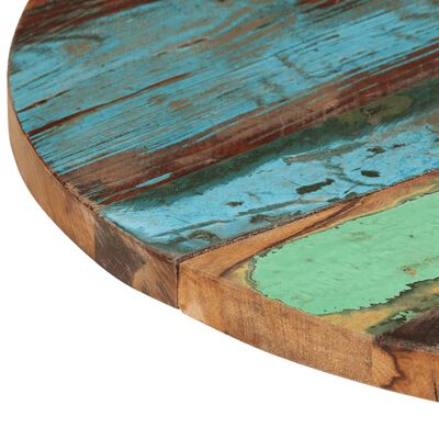 vidaXL Okrągły blat stołu, 60 cm, 25-27 mm, lite drewno z odzysku