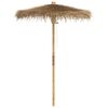vidaXL Parasol Tiki z baldachimem z liści bananowca, 150 cm, bambus