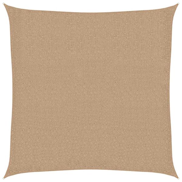 vidaXL Żagiel przeciwsłoneczny, 160 g/m&sup2;, kolor taupe, 7x7 m, HDPE