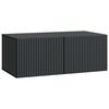 vidaXL Szafka RTV montowana na ścianie Czarny 78,5 x 41 x 30 cm