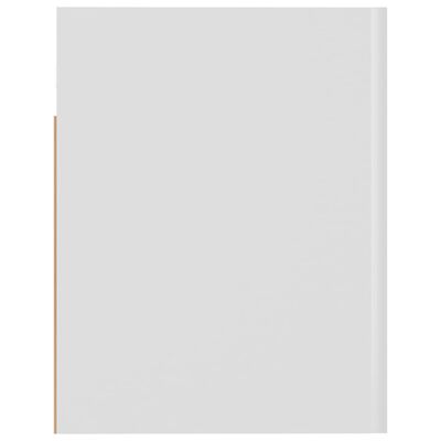 vidaXL Szafka wisząca, wysoki połysk, biała, 60x31x40 cm