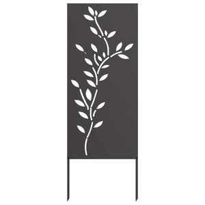 vidaXL Ekran zapewniający prywatność w ogrodzie Czarny 50 x 140 cm