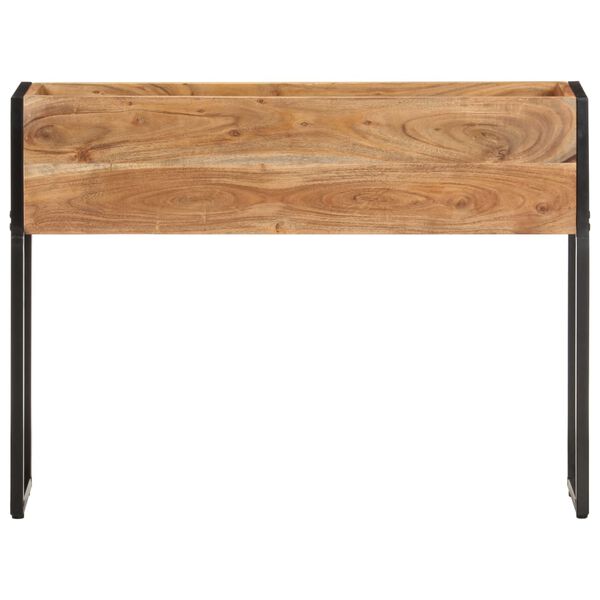 vidaXL Donica, 90x20x68 cm, lite drewno akacjowe