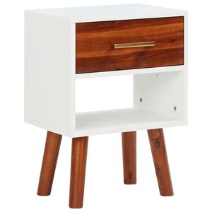 vidaXL Szafka nocna z drewna akacjowego 40x30x57 cm