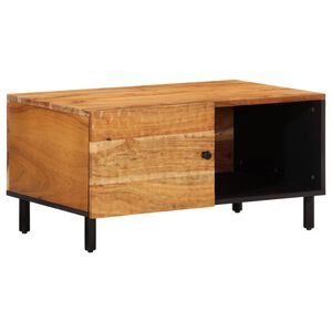 vidaXL Stolik kawowy, 80x50x40 cm, lite drewno akacjowe