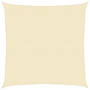 vidaXL Żagiel przeciwsłoneczny, 160 g/m&sup2;, kremowy, 4,5x4,5 m, HDPE