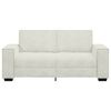 vidaXL Sofa 2-osobowa, kremowy, 180x78x84 cm, tapicerowana aksamitem