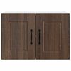 vidaXL Szafka kuchenna z p&oacute;łką z drzwiami Brązowy dąb 60 x 31 x 40 cm
