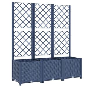 vidaXL Ogr&oacute;d Niebiesko-szary 120 x 40 x 136 cm