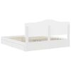 vidaXL Ł&oacute;żko z miejscem do przechowywania Biały 180 x 200 cm
