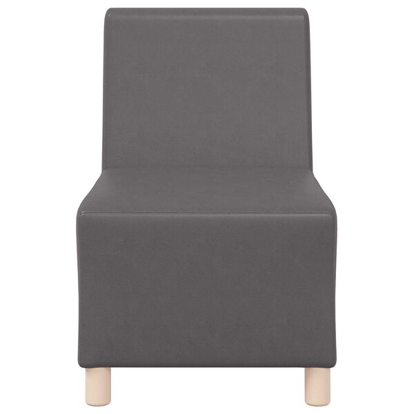 vidaXL | Modułowa sofa bez podłokietnik&oacute;w | Szary 55 x 74 x 82 cm