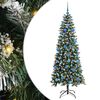 vidaXL Sztuczna choinka zielony 180 cm PVC, plastik i stal