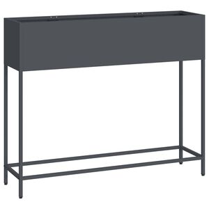 vidaXL Podwyższona doniczka ogrodowa Antracyt 100 x 26 x 82 cm Stal