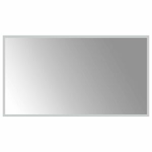 vidaXL Lustro łazienkowe LED przezroczysty 90 x 50 cm szkło hartowane