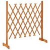 vidaXL Ogrodowy płot kratkowy, pomarańczowy, 120x90 cm, drewno jodłowe