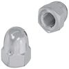 vidaXL Nakrętka 2 pcs Srebrny M6 x 10 mm Żelazo