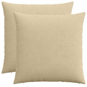 vidaXL Poszewka na poduszkę 2 pcs HEERLEN Zielono-szary 55 x 55 cm