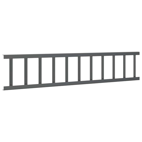 vidaXL Str&oacute;ż śniegu na dachu Antracyt 600 x 2,5 x 20 cm Stal